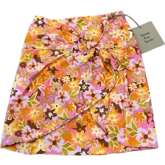Stone Fox Swim Selma Sarong In Retro Pop Size XL. NWT - Picture 2 of 7